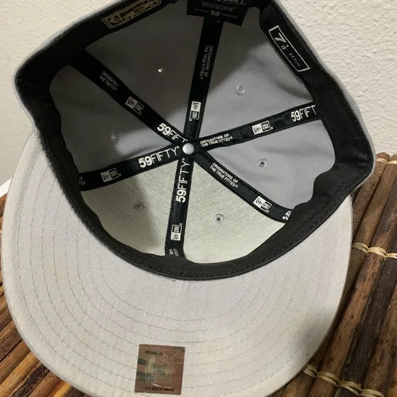 NBA Portland TrailBlazers Hat (silver/grey) 7 1/4 - Picture 3 of 6